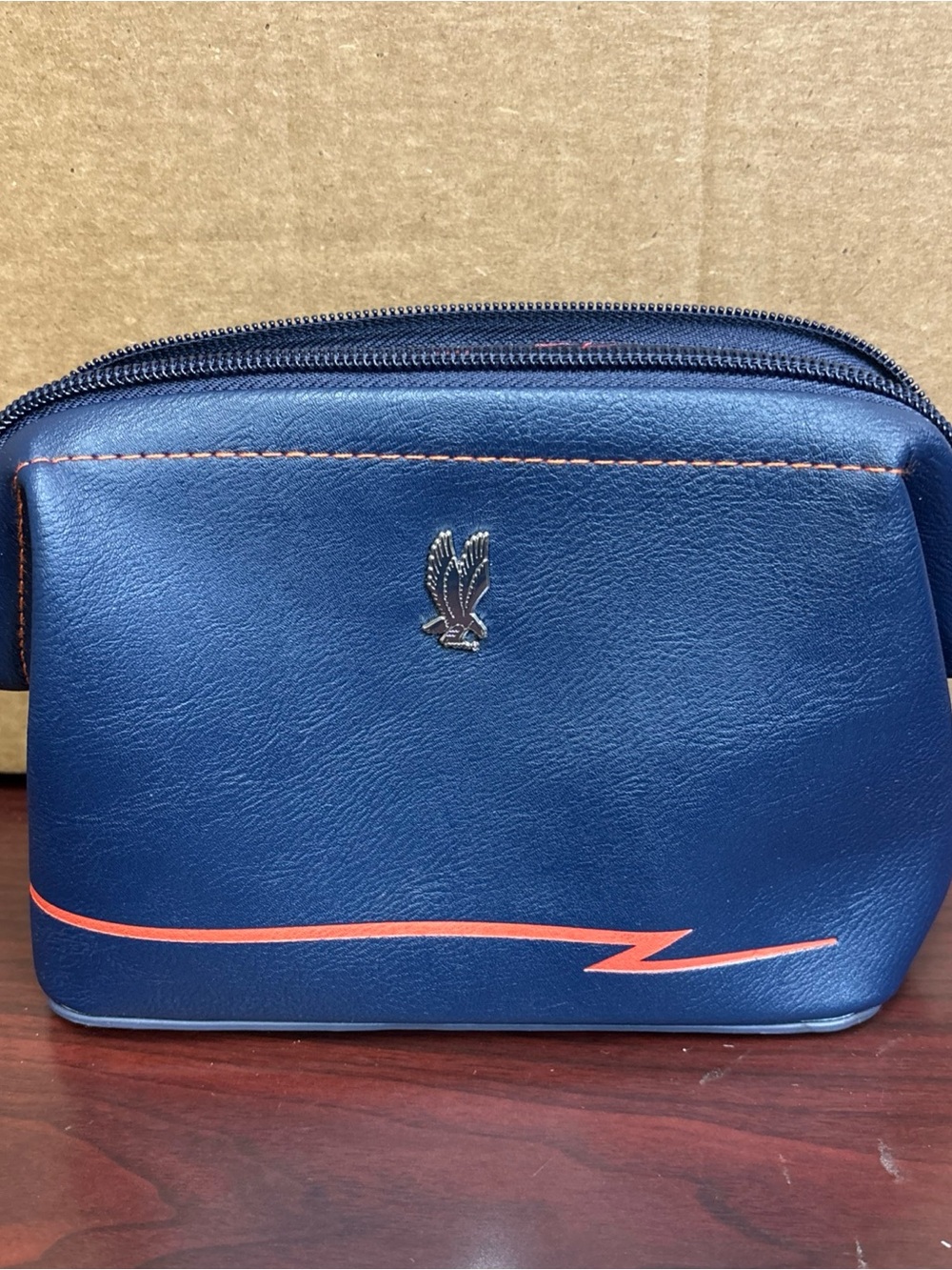 New American Airlines 100th Anniversary Limited Edition Amenity Pouch Bag ONLY